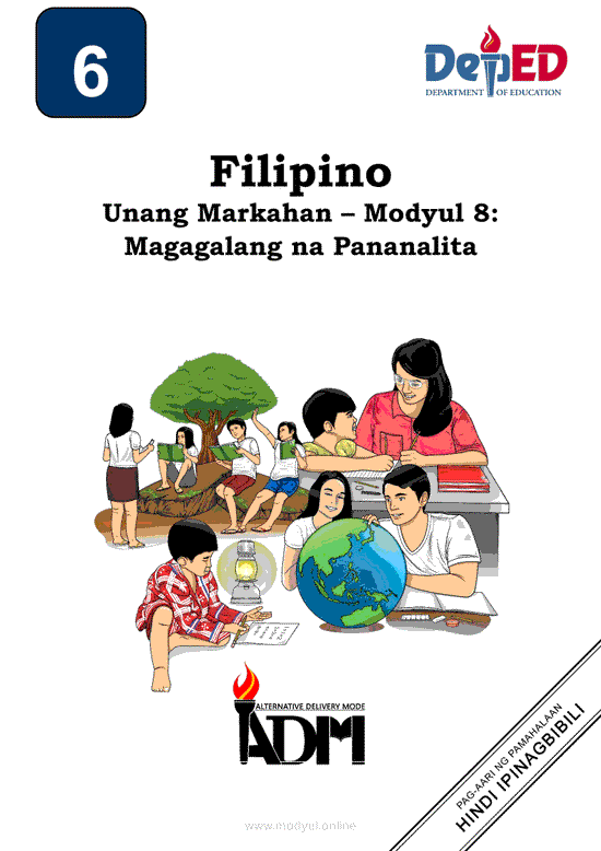 Filipino 6 Modyul 8: Magagalang na Pananalita
